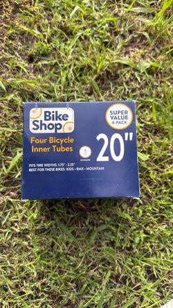 Bike Shop. Super value four pack 20” inner tubes