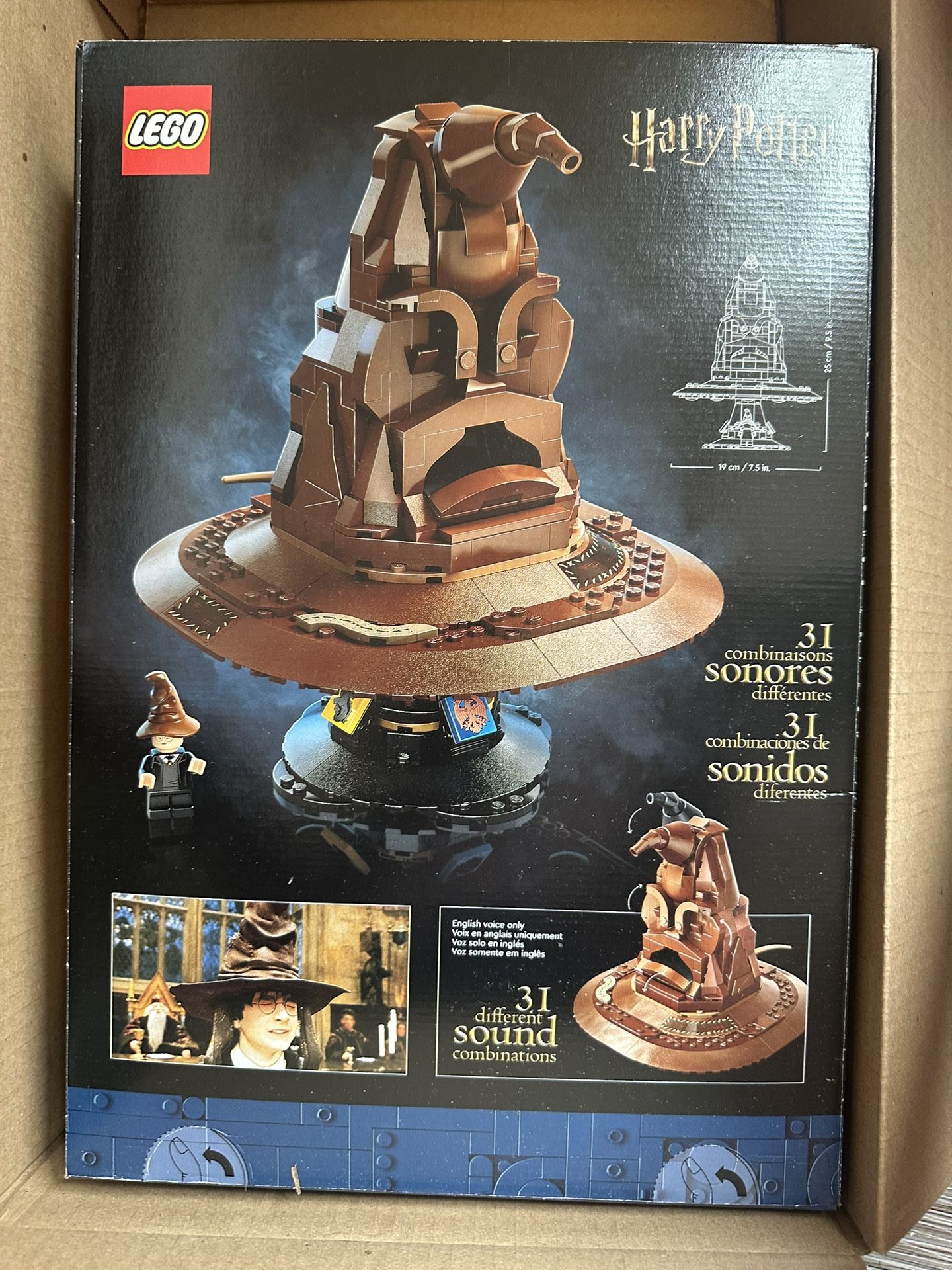 New Lego Talking Sorting Hat-Harry Potter