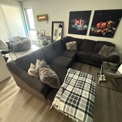 Large U Shape Couch 
