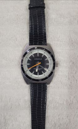 1974 Caravelle Devil Diver Sea Hunter 666 Feet N4 Manual Wind 17J Vintage Watch