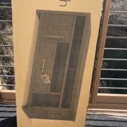 58" TV Stand With Gaming Nook In Gray 