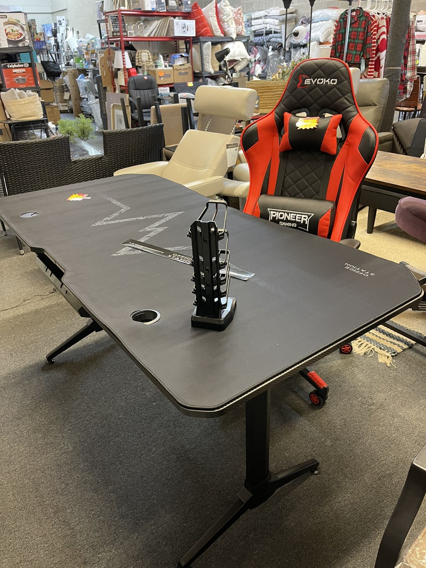 Gaming Desk New Assembled $149 Gaming Chair $129