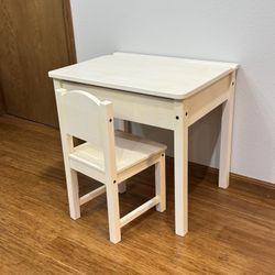 Kids IKEA Writing Desk and Chair Set