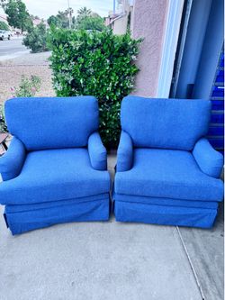 Set of 2, Swivel Accent Chairs