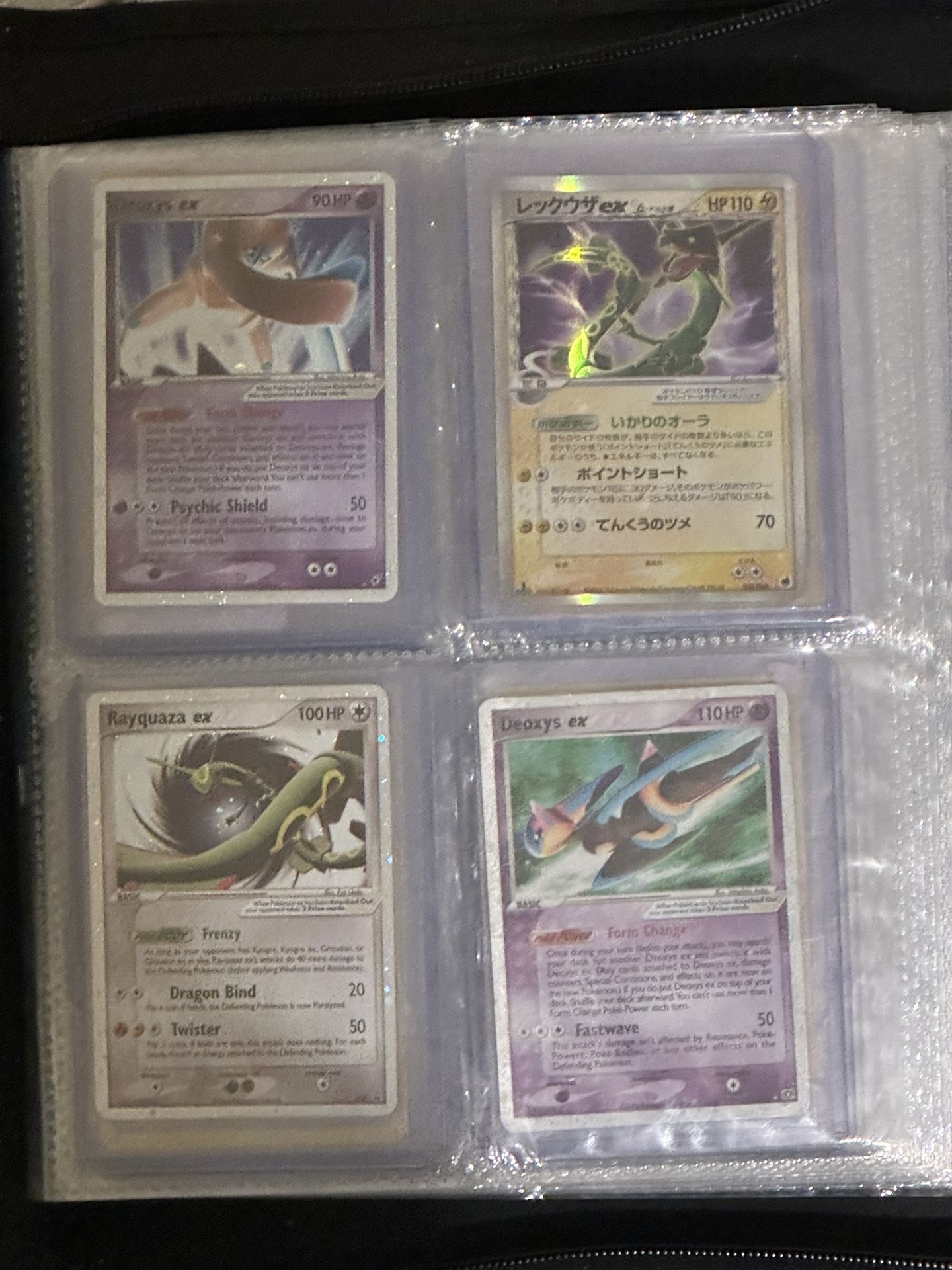Mid Era Rayquaza Deoxys Pokemon Binder