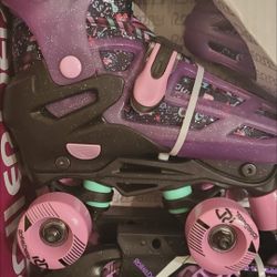 New $20 Skates Girl Size 3-6 Adjustable 2 In1 FIRM PRICE