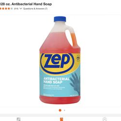 4 pack ZEP-ANTIBACTERIAL HAND SOAPTHIS SOAP MORE USING IN FLOORING. BEACAUSE IS ANTIBATERIAL WE LOCATE IN HESPERIA MASAGE ME FOR DIRECTIONS