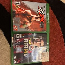 Fifa 14 & W2k15 Both Xbox One