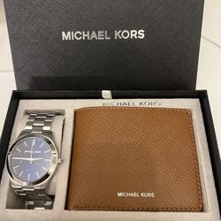 Michael Kors mens Watch And Wallet
