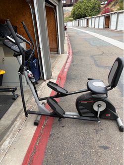 Elliptical/sit down bike