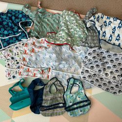 All Washable/ Baby Bibs Reusable/oxo Roll Up Bib