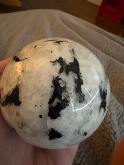 Giant Rainbow Moonstone Orb