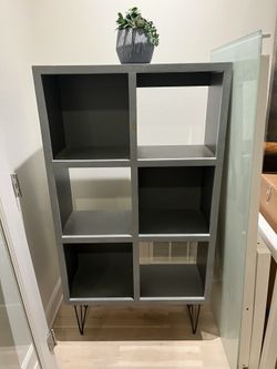 Gray Shelf – 31”W x 58”H x 12.75”D