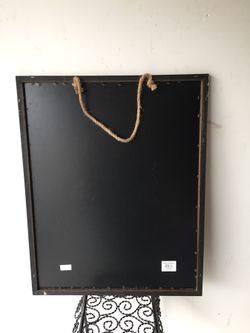 Big “welcome to my wedding chalk frame”