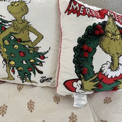 Grinch Pillows