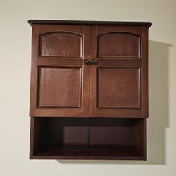 Wood Panel Wall Cabinet