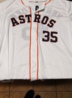 Justin Verlander Houston Astros Replica Jersey - #35 White/Orange