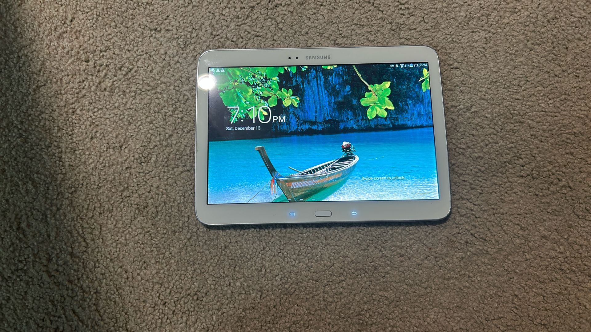 Samsung Galaxy Tab – White – Works – WiFi Tablet