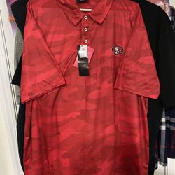 Brand New 49ers 2XL / XXL POLO SHIRT 