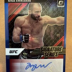 2022 Panini UFC Donruss Optic Signature Series #SS-GGC Giga Chikadze 04/25
