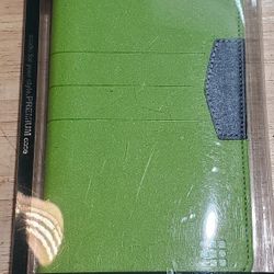 Iphone 6 / 6s Plus Lime Green Wallet Case Magnetic Clasp 