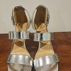 Silver Michael Kors shoes