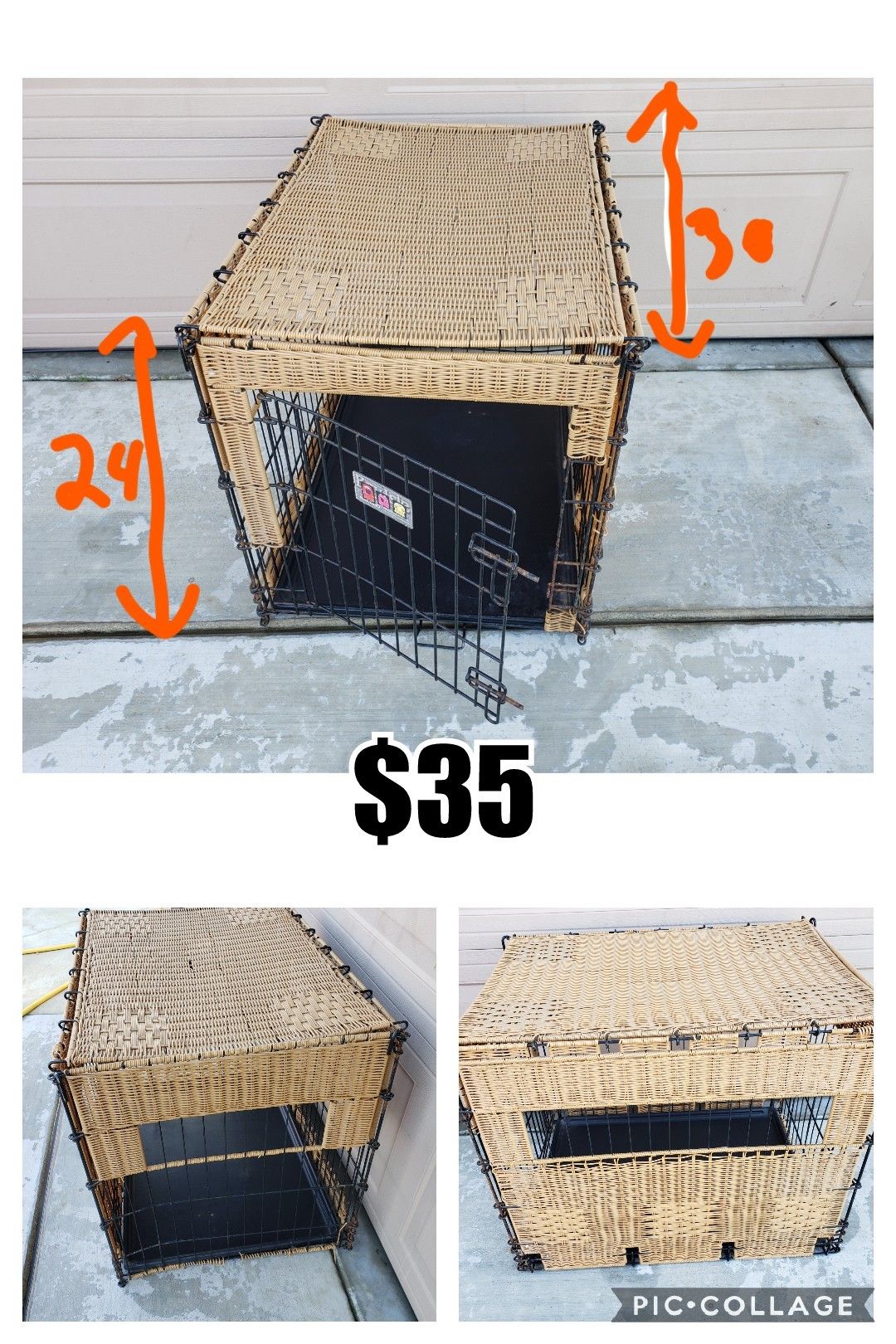 Dog crate$35