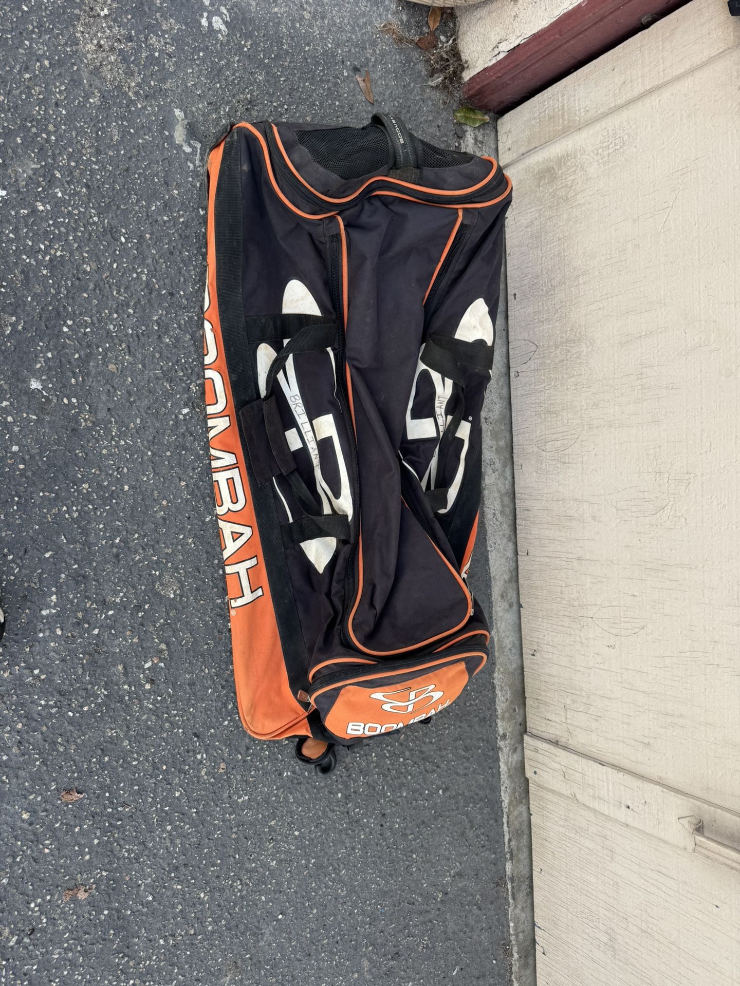 Boombah Brute 2.0 Rolling Baseball/Softball Wheeled Duffle Bag