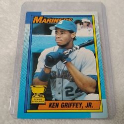 Old 1990 Ken Griffey Jr. Rookie Baseball Card Topps #336