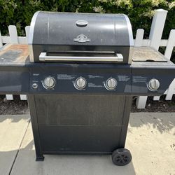 Grillmaster BBQ Grill With Side Burner And Tank