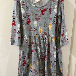 Girls Long Sleeve Dress Size 6x. 