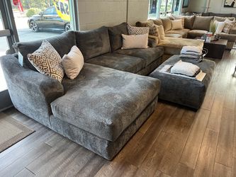 Extra Deep Plush Sectional on sale! NEW