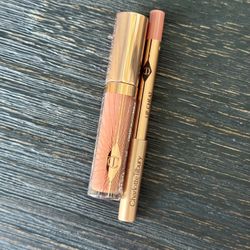 New Charlotte Tilbury Lip Cheat + Gloss Set