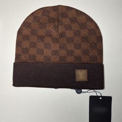 Designer beanie brown