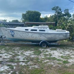 boat and trailer 