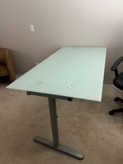 Glass Desk