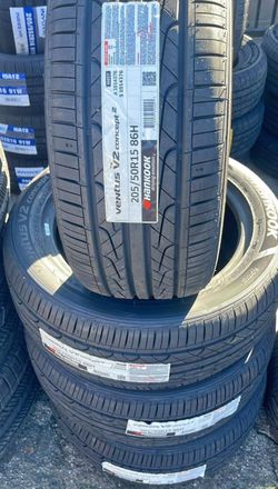 205/50R15 Hankook Ventus v2 Set Of 4 New Tires