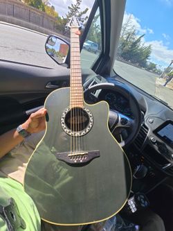 Applause by Ovation Acoustic-Electric Guitar – Olive Cutaway