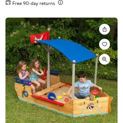 New, In Box KidCraft Pirate Sand Box