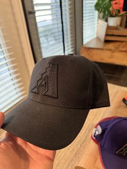 All Black Diamondbacks 47 Brand Snapback Hat $15