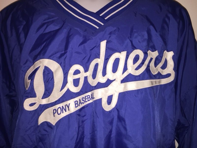 Los Angeles Dodgers Mens Jacket LA Pullover Windbreaker V-neck Jacket Blue  for Sale in Cypress, CA - OfferUp