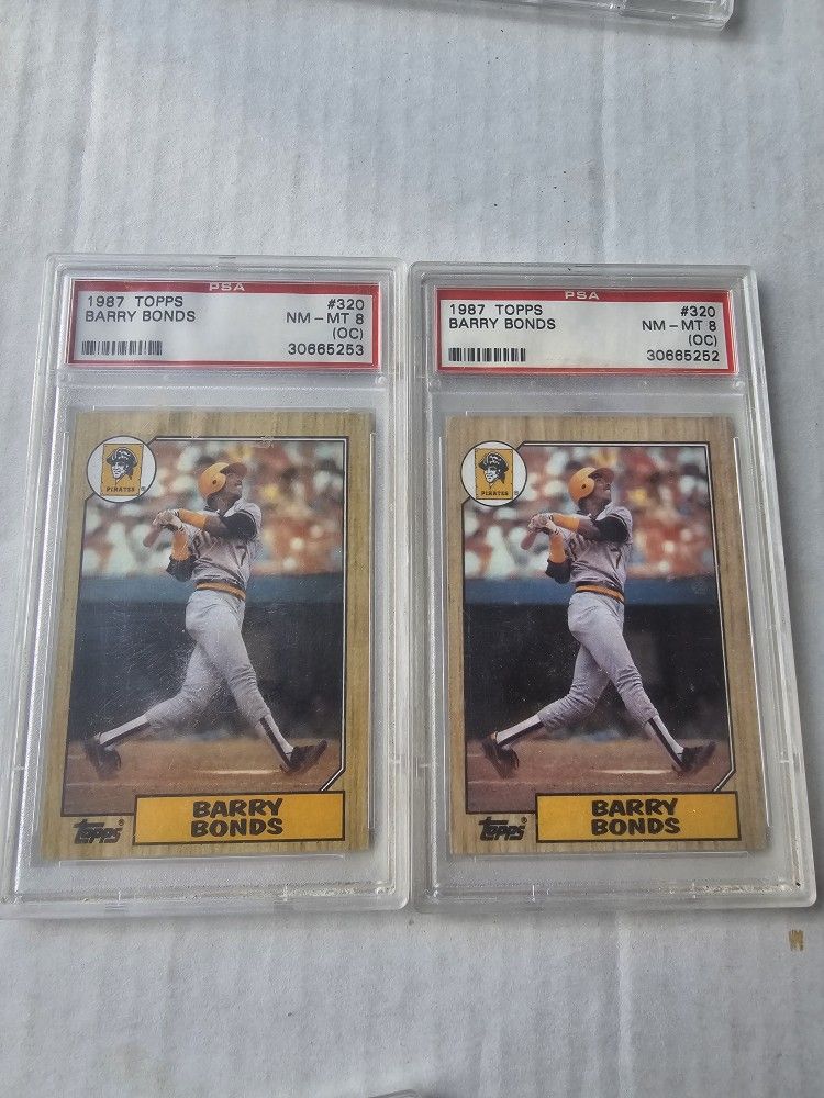 2 Psa 8 Oc 1987 Topps Rookie Barry Bonds