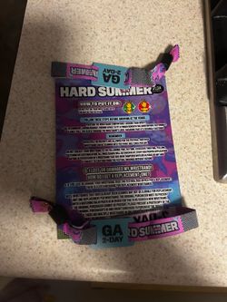 Hardsummer wristbands