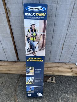 Werner Walk Thru Ladder Extension Safety Accessory for Type II, I, IA, IAA Ladders