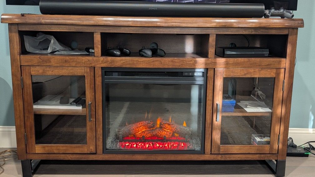 Electric fireplace TV Stand Combo