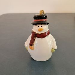 Snowman Ceramic Christmas Ornament/Figurine