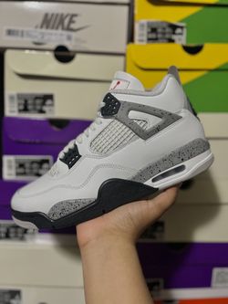 Jordan 4 White Cement
