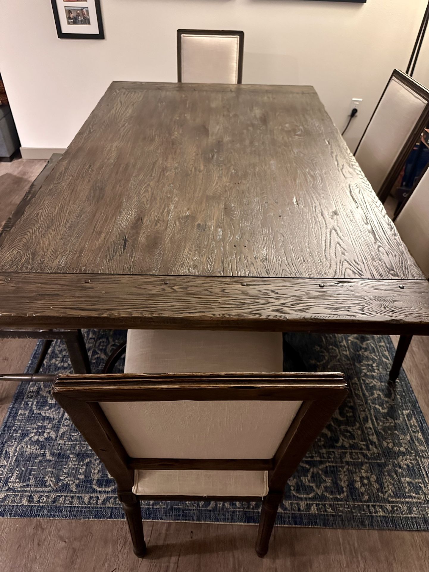 Artisan, Solid, Rustic Wood Dining Table (Seats 6)