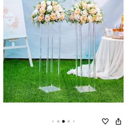 Two Acrylic Pillars 