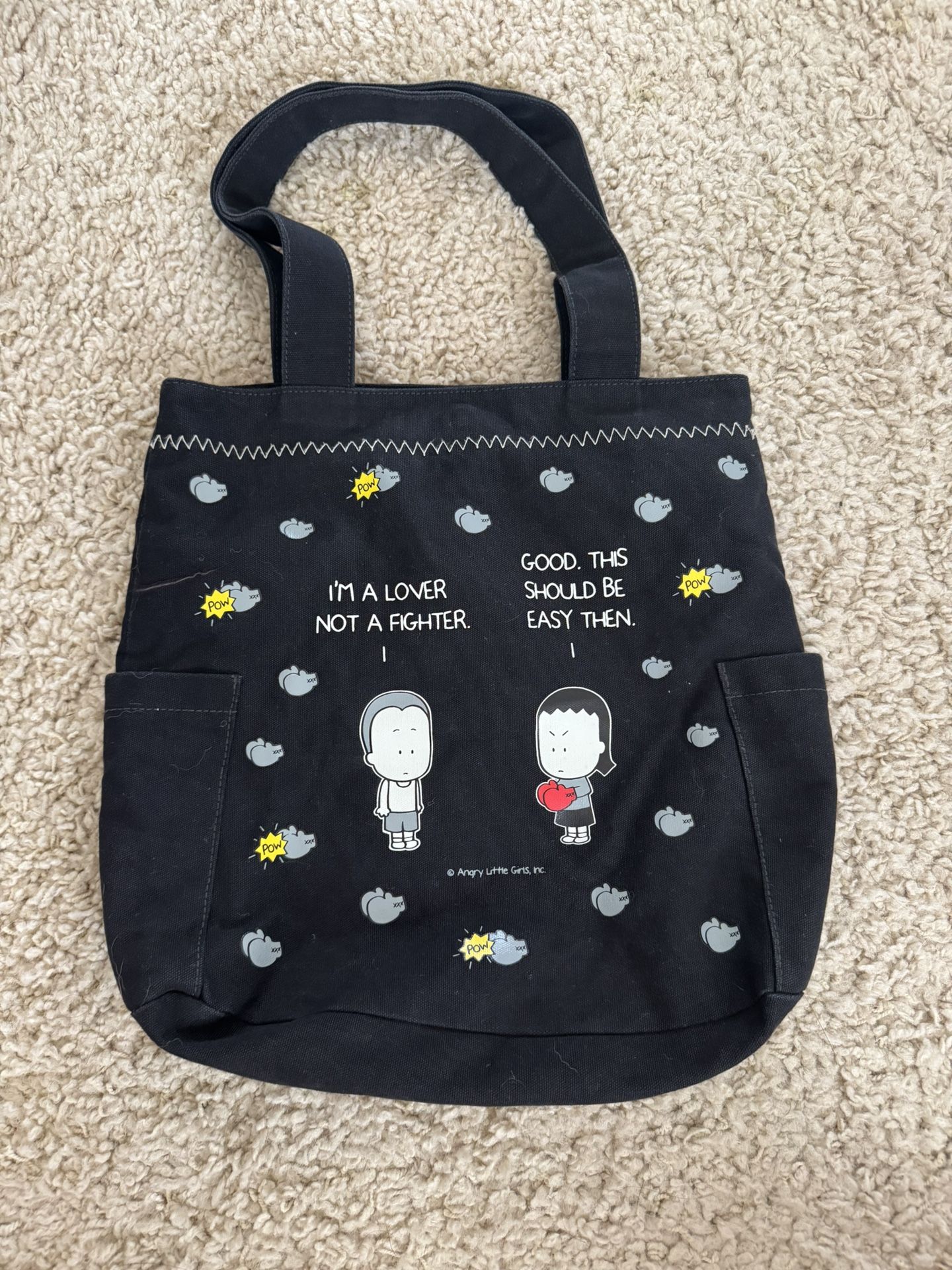 Angry Little Girls Tote Bag
